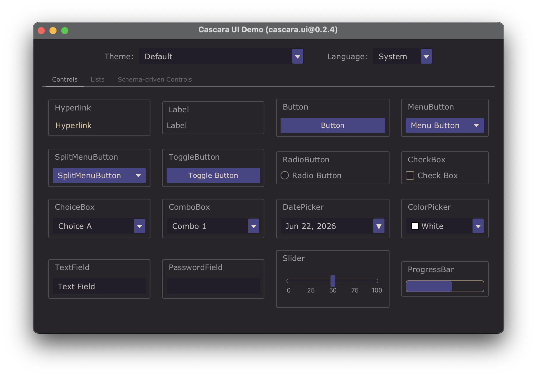 Cascara Theme