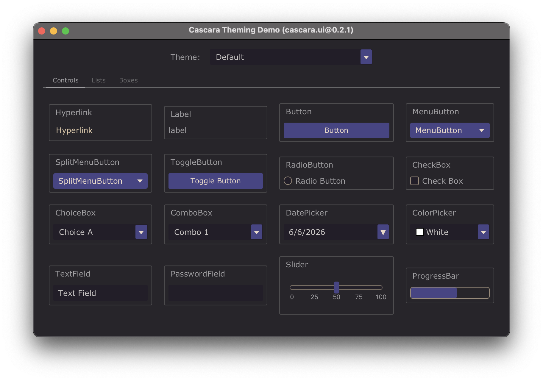 Cascara Theme